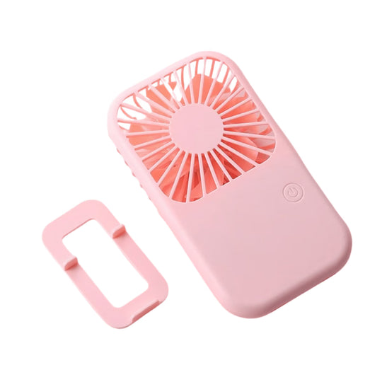 GS-08 Square pocket Fan Pocket-Sized Fan with Phone Stand